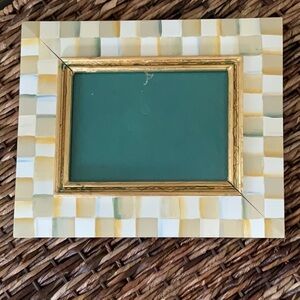 Mackenzie Childs painted wooden picture frame